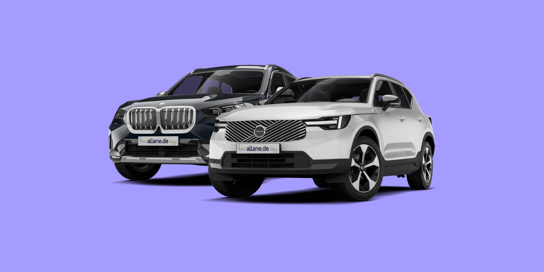 BMW X1 hinter Volvo XC0