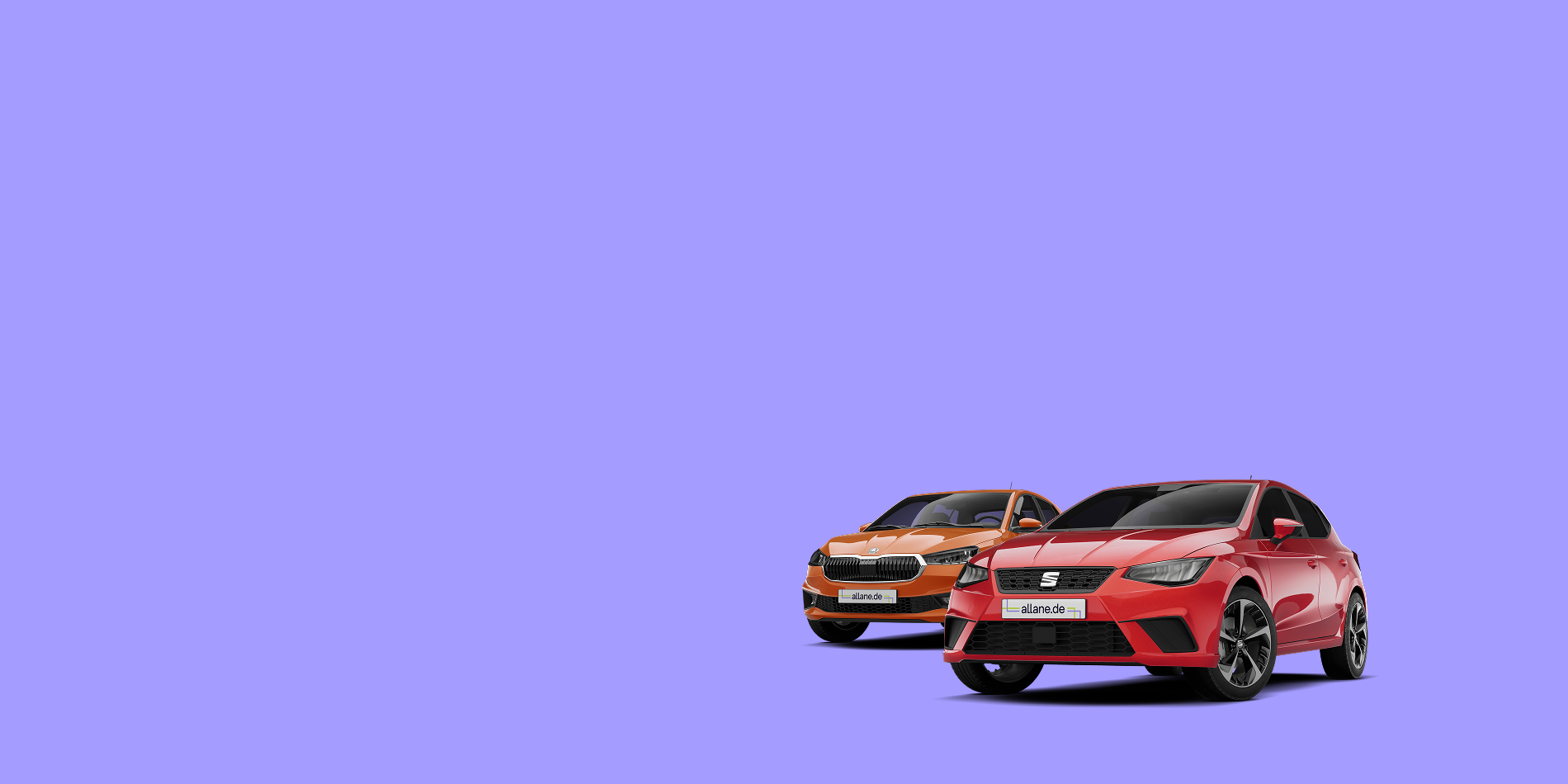 Skoda Fabia neben SEAT Ibiza