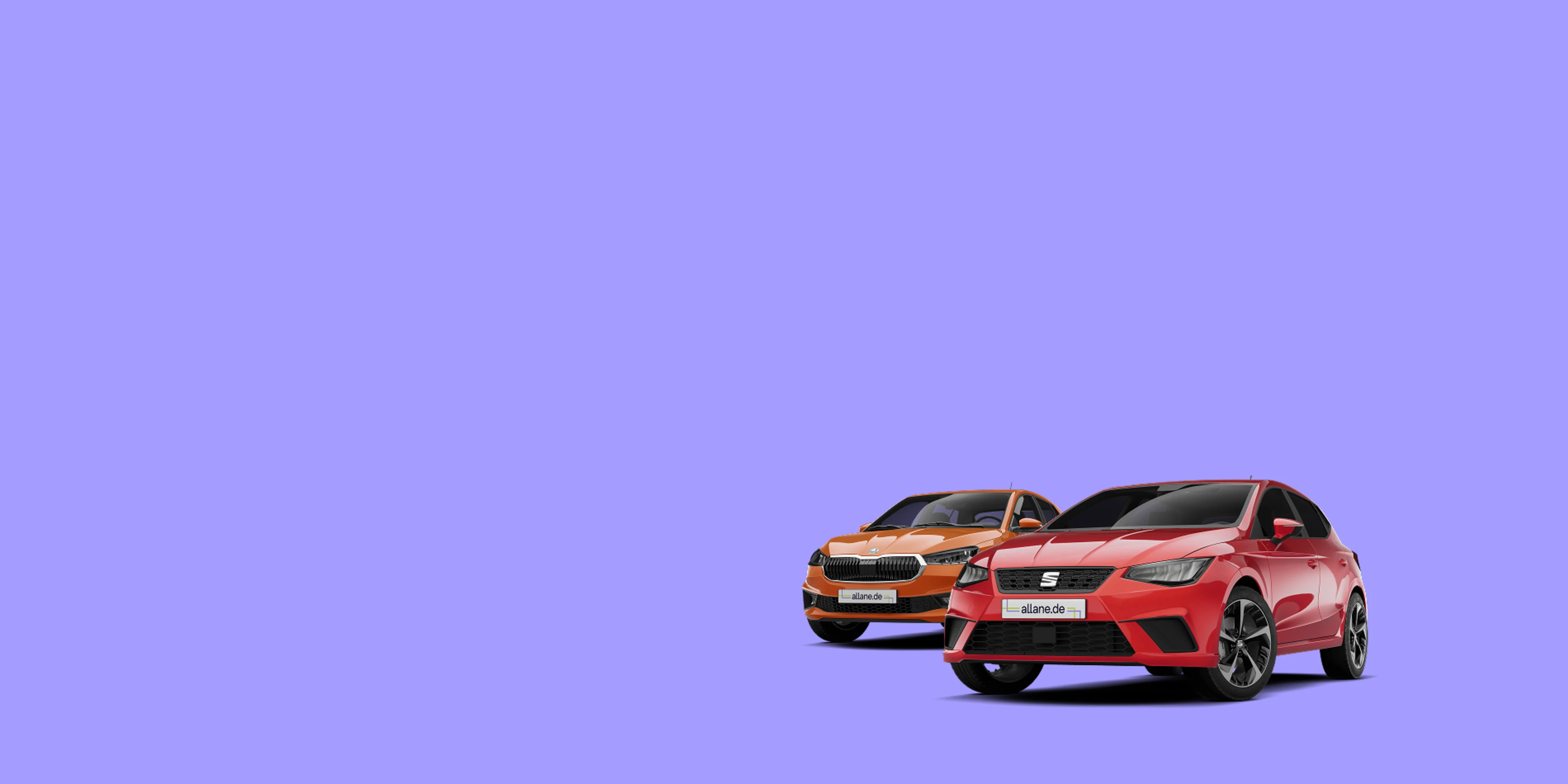 Skoda Fabia neben SEAT Ibiza