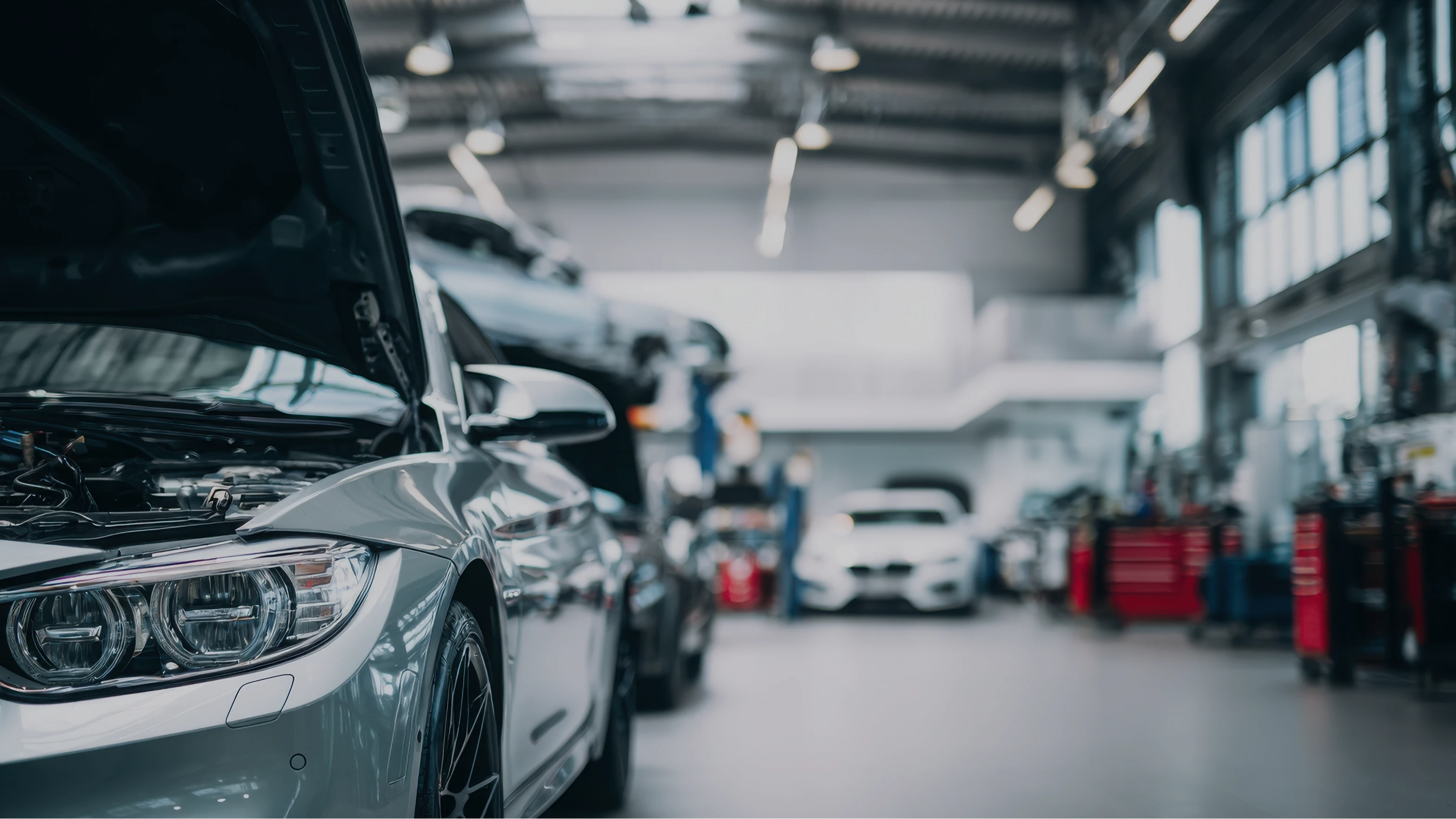 Auto in der Werkstatt