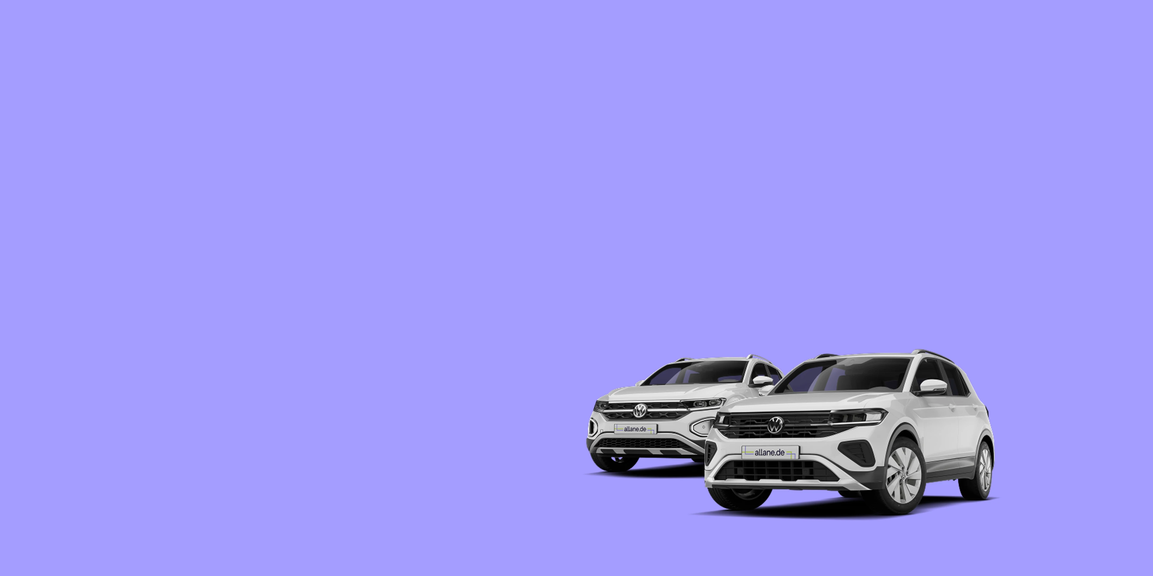 Volkswagen T-Roc neben Volkswagen T-Cross