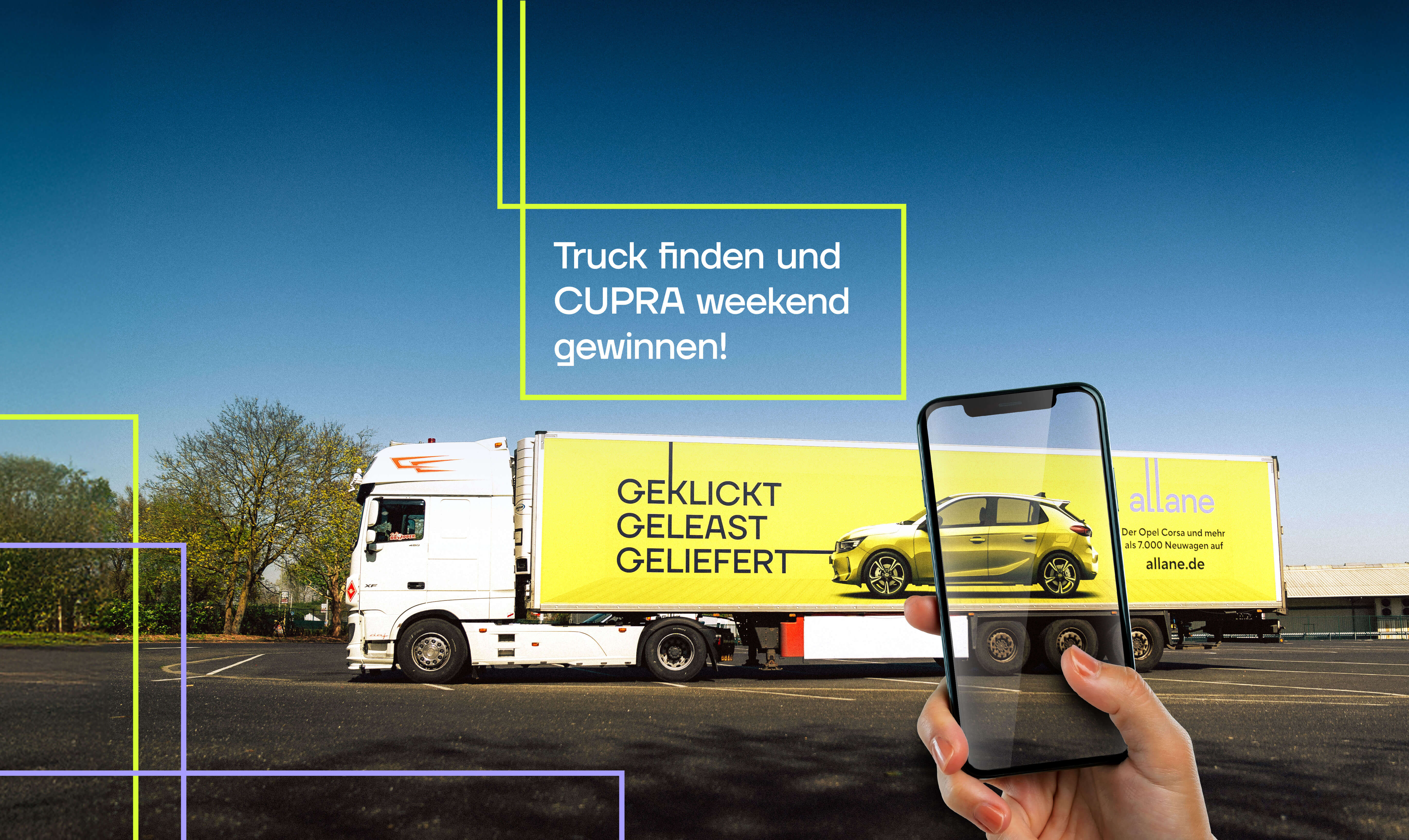 Allane Trucks Hero Motiv, LKW auf Strasse