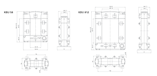 Kabelumbaustromwandler-Typ-KBU-Abmessungen