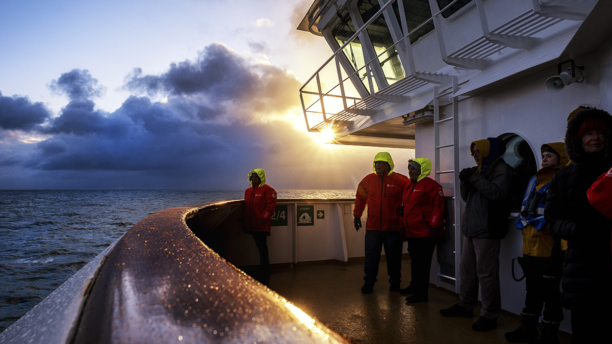 A day at sea
