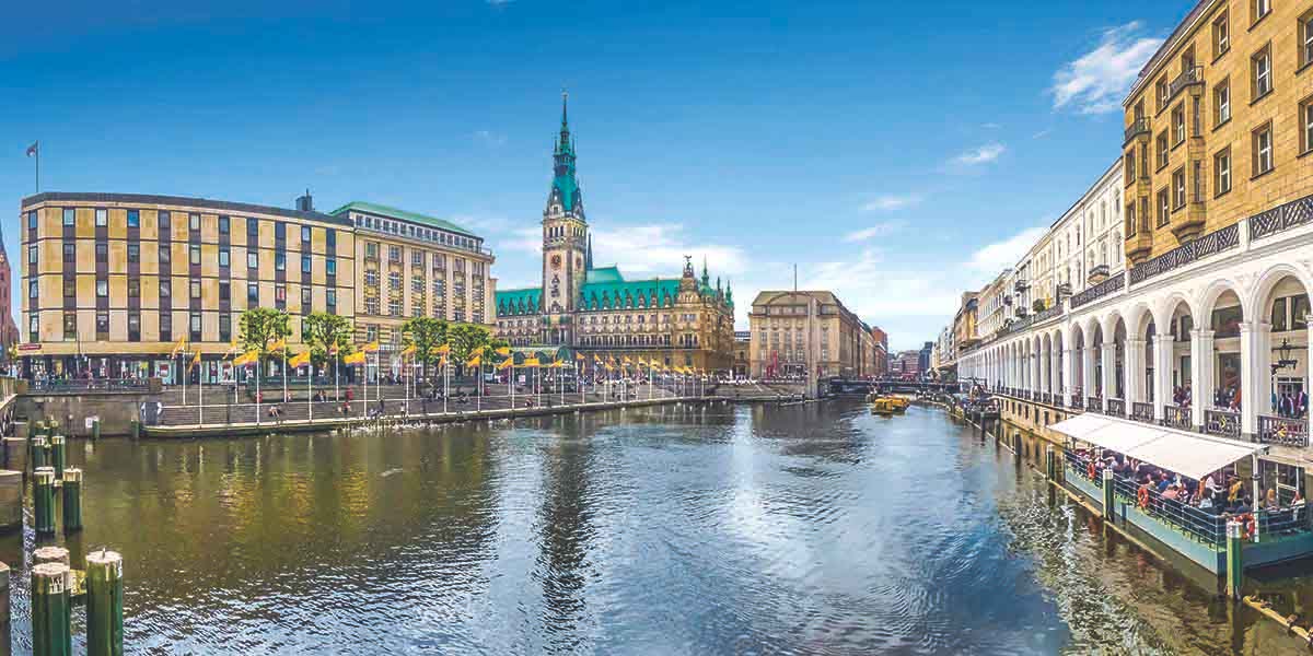 Departing Hamburg