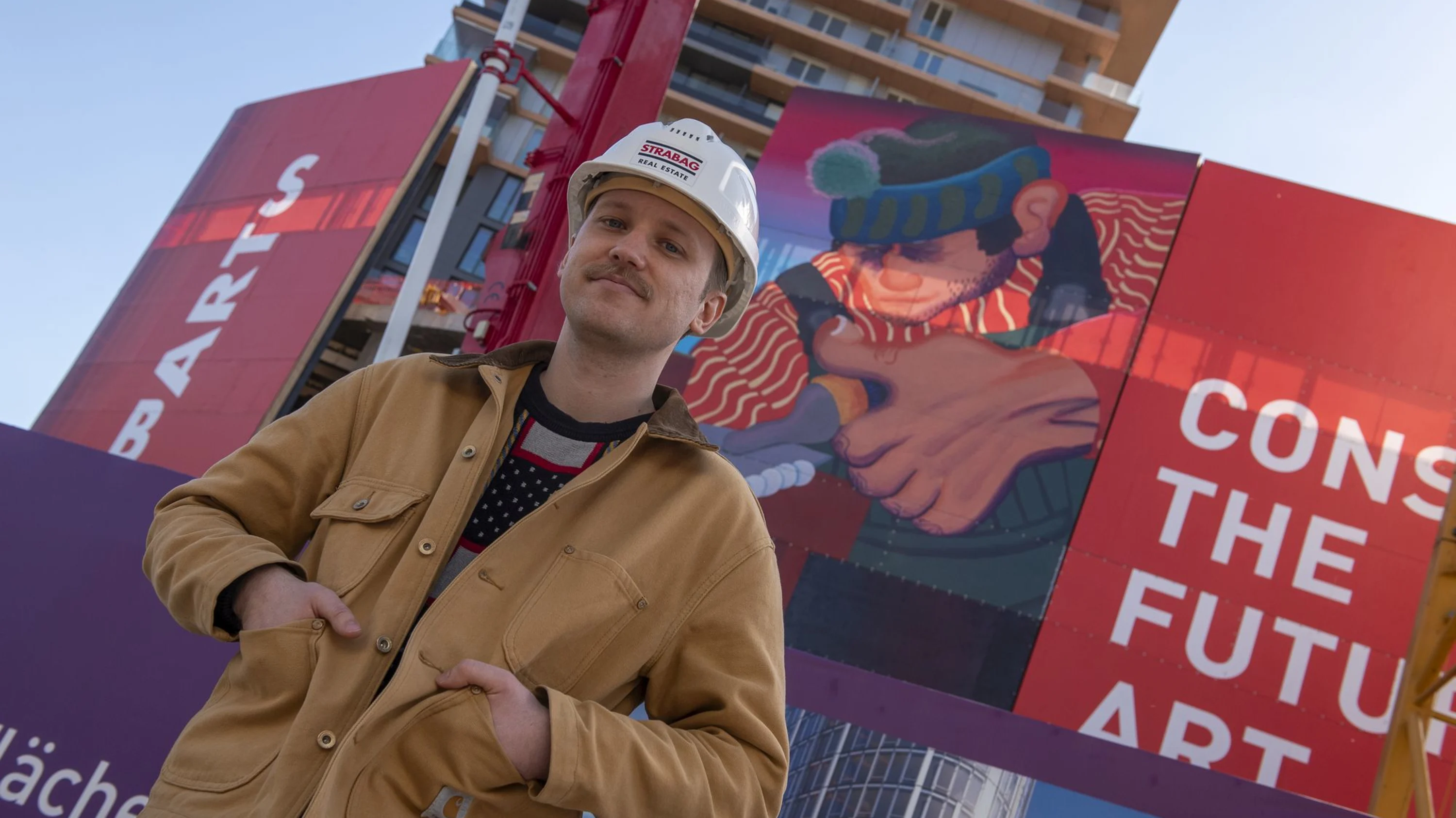 Weitblick Windshield Haakon Neubert Foto: Haakon Neuberts Kunstwerk wächst am Projekt Weitblick in die Höhe.