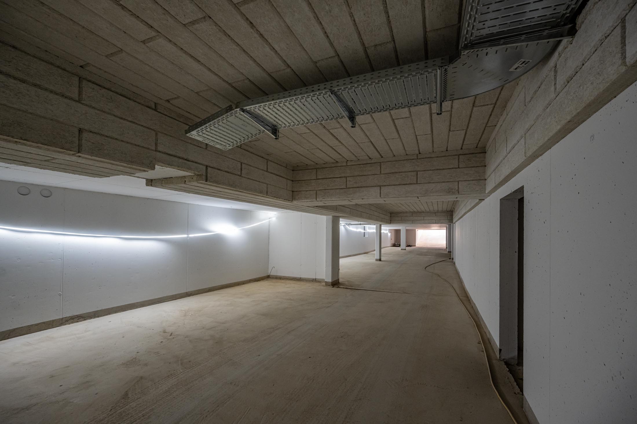 Foto: auch der Innenausbau schreitet gut voran im Projekt trees in Linz