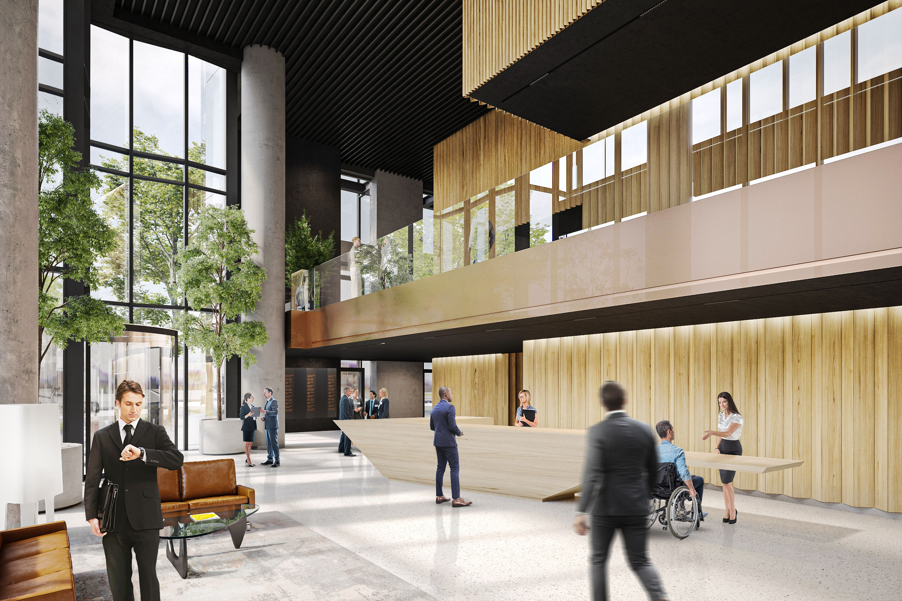 Foto: Eingangsbereich im Upper One