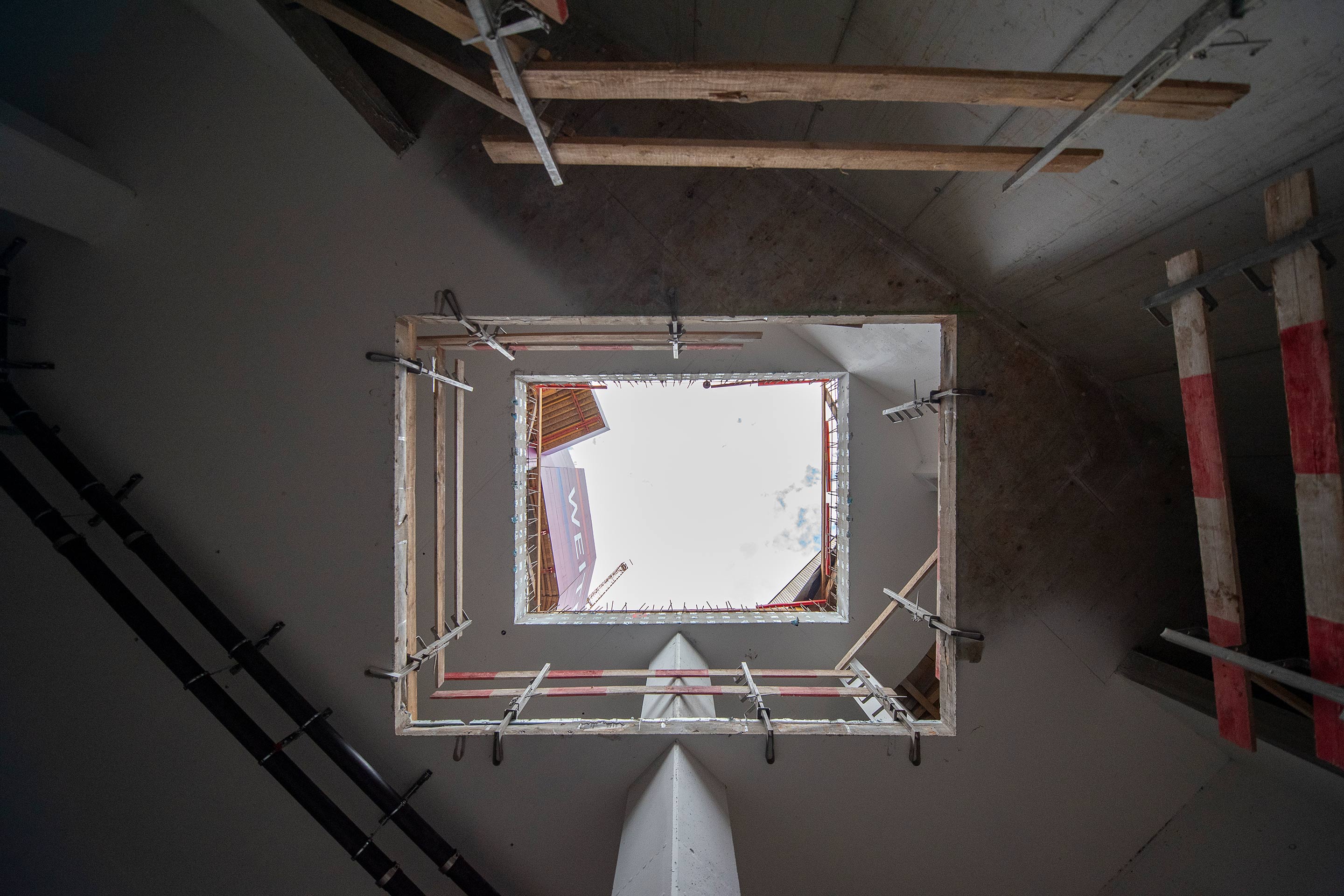 Foto: Bauarbeiten im Weitblick gehen zügig voran.