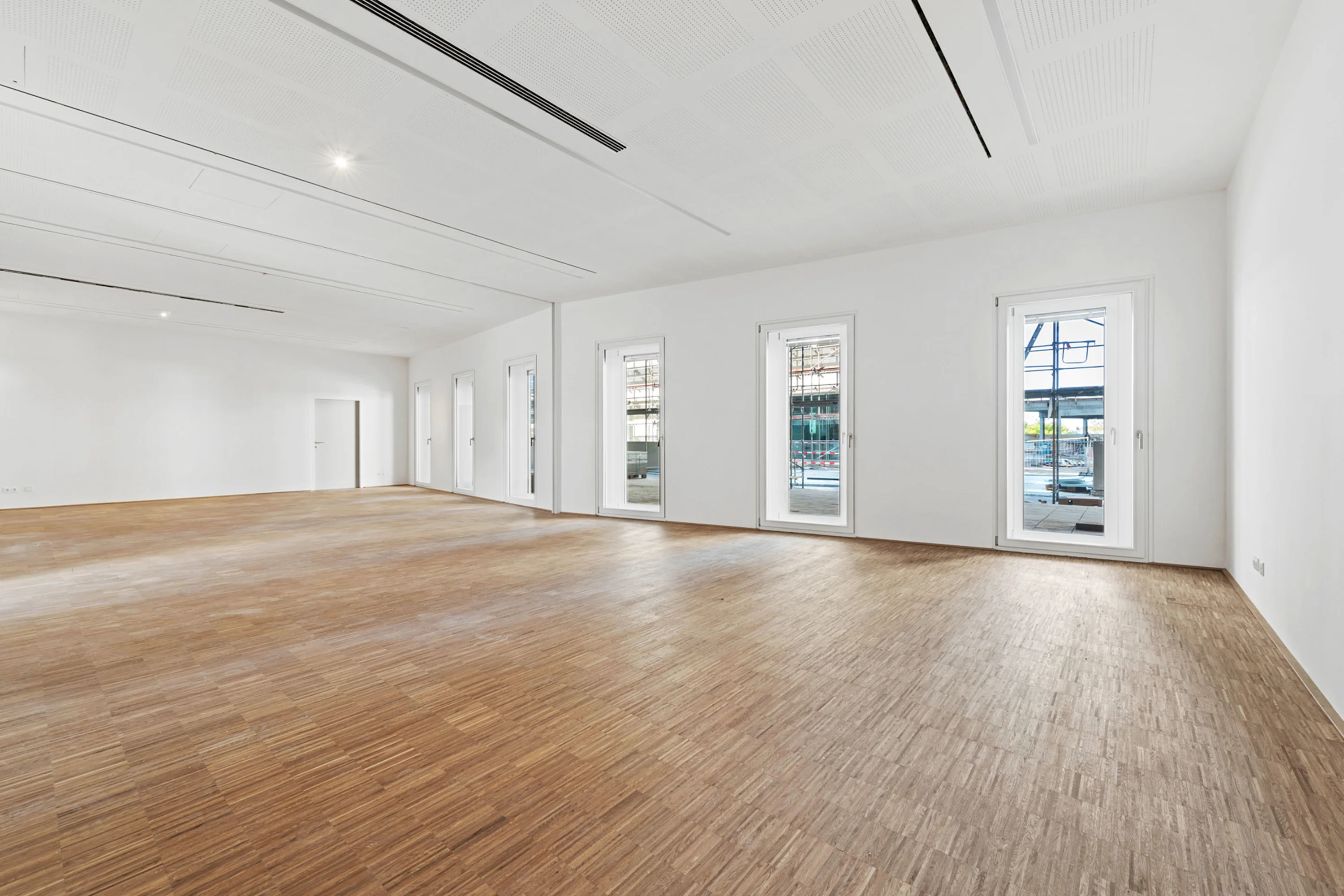 Foto: Flexibler Proberaum im Erdgeschoß der Musicflats