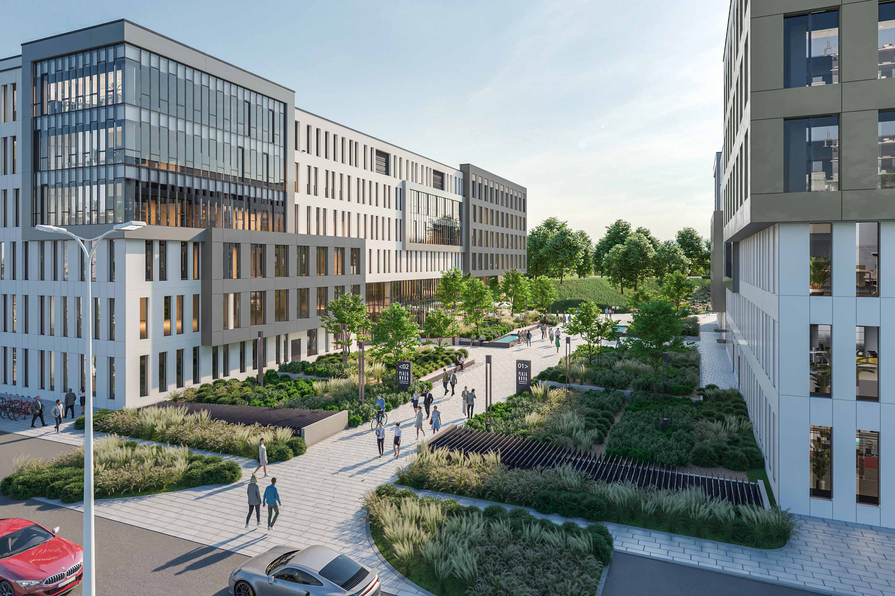 Zdjęcie: Obszerne zielone przestrzenie oferują miejsce na relaks i inspirację