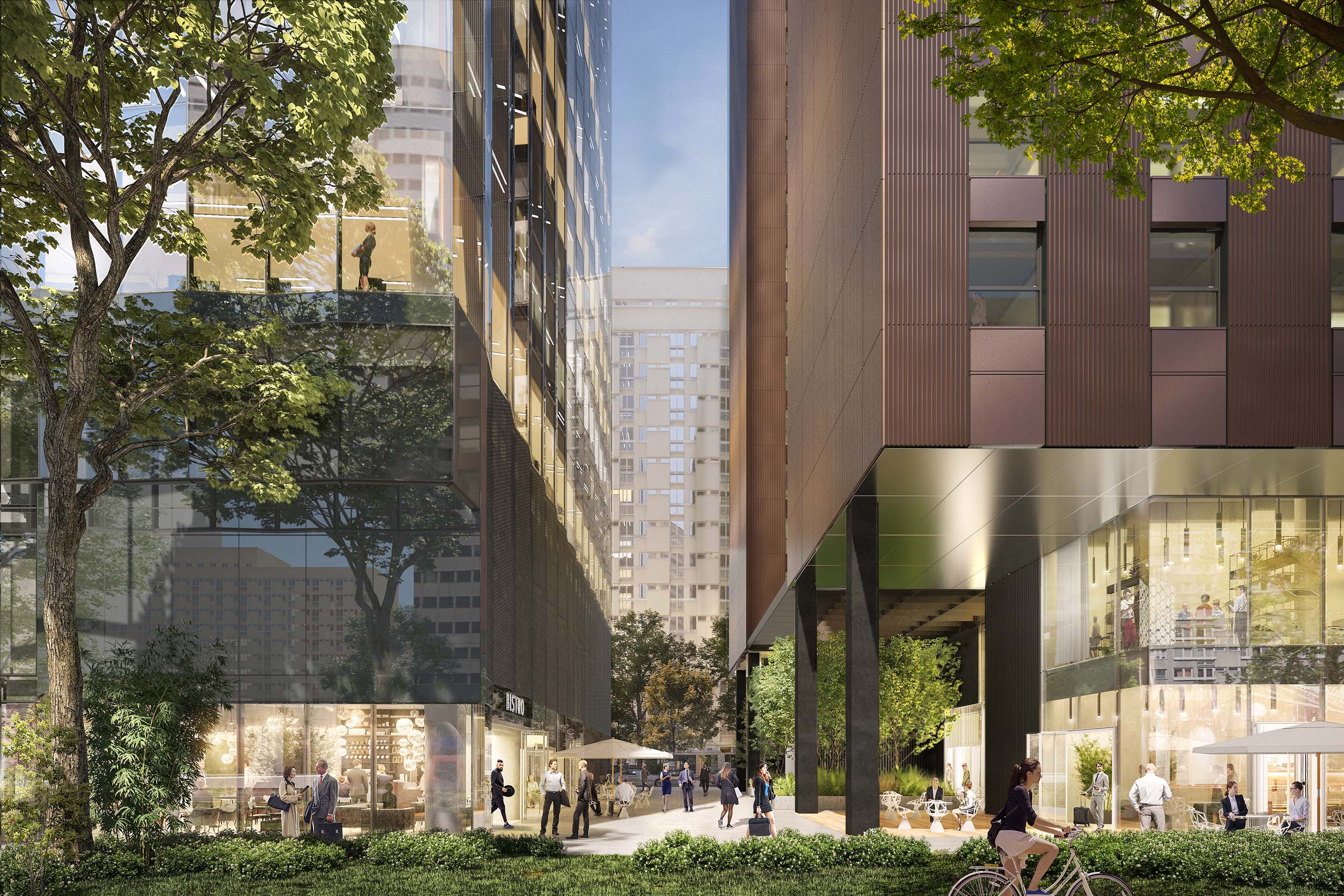 Foto: Modernes Design und große Glasflächen prägen das Upper One in Warschau.