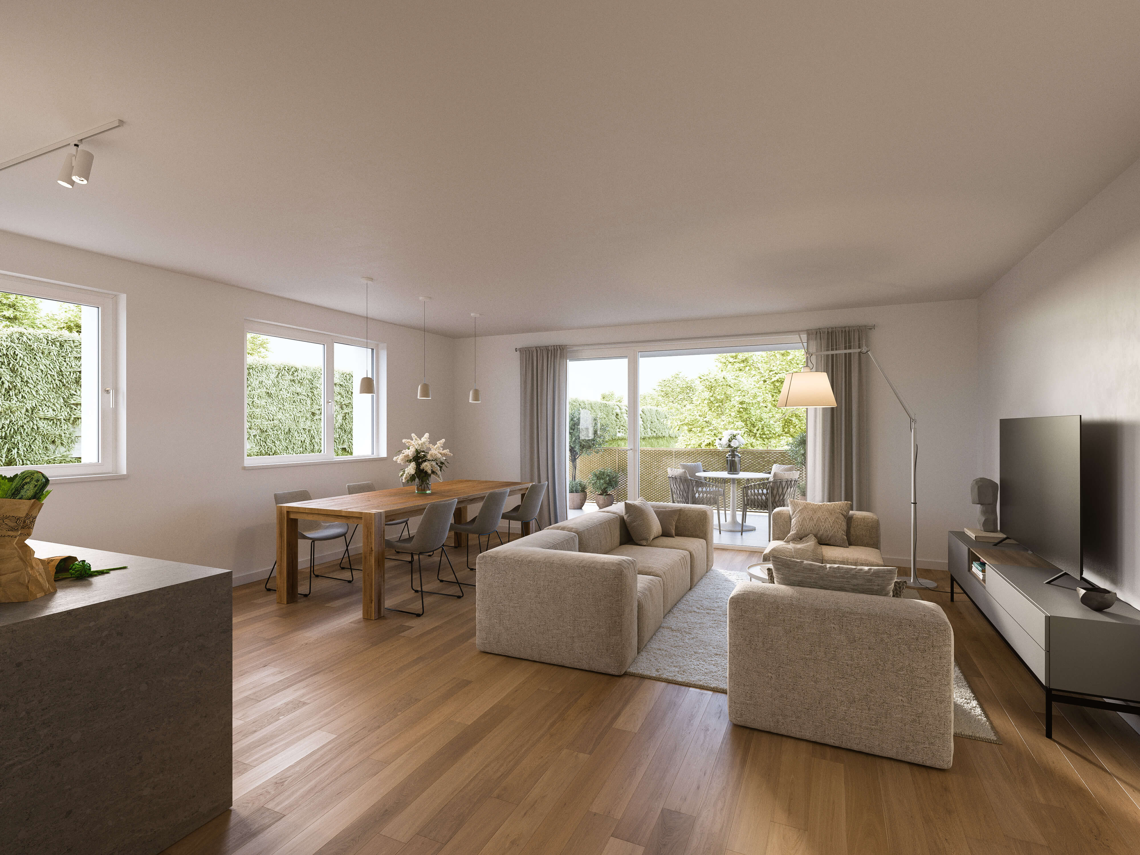 Foto: Visualisierung einer Wohnung im Projekt Solea Living in Bad Friedrichshall