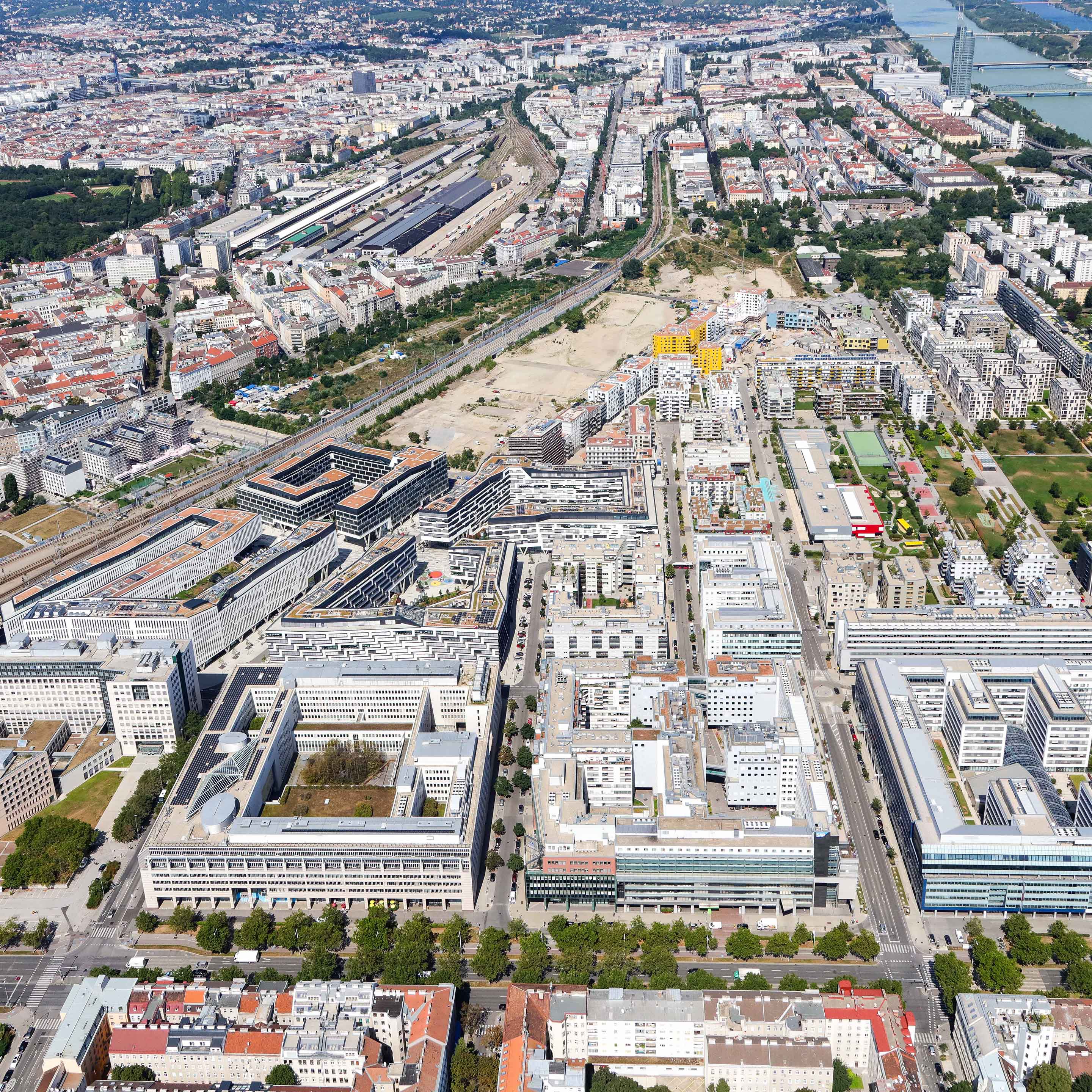 Foto: Nordbahnhofviertel im zweiten Bezirk von Wien