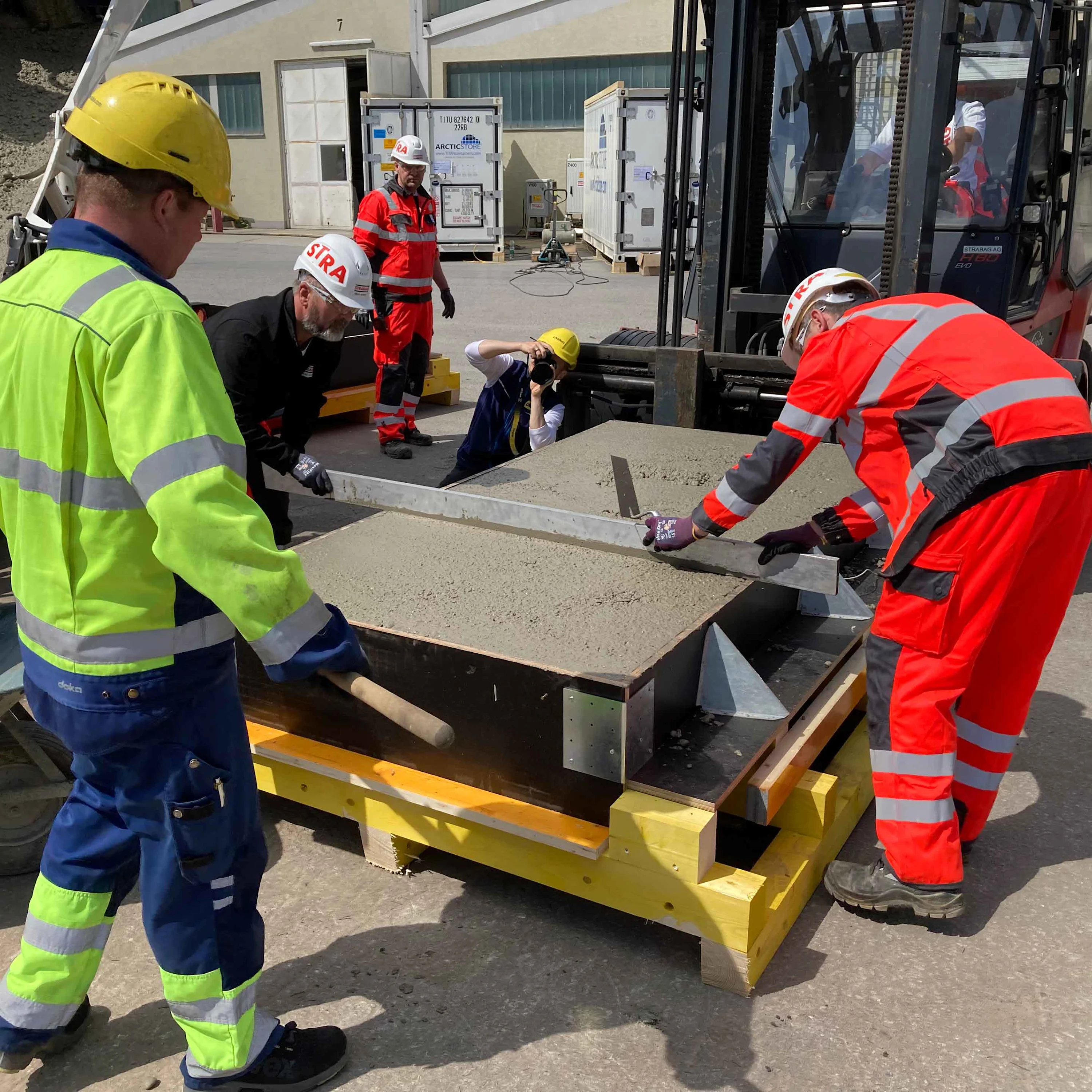 RCC Beton Foto: Betonaufbereitung