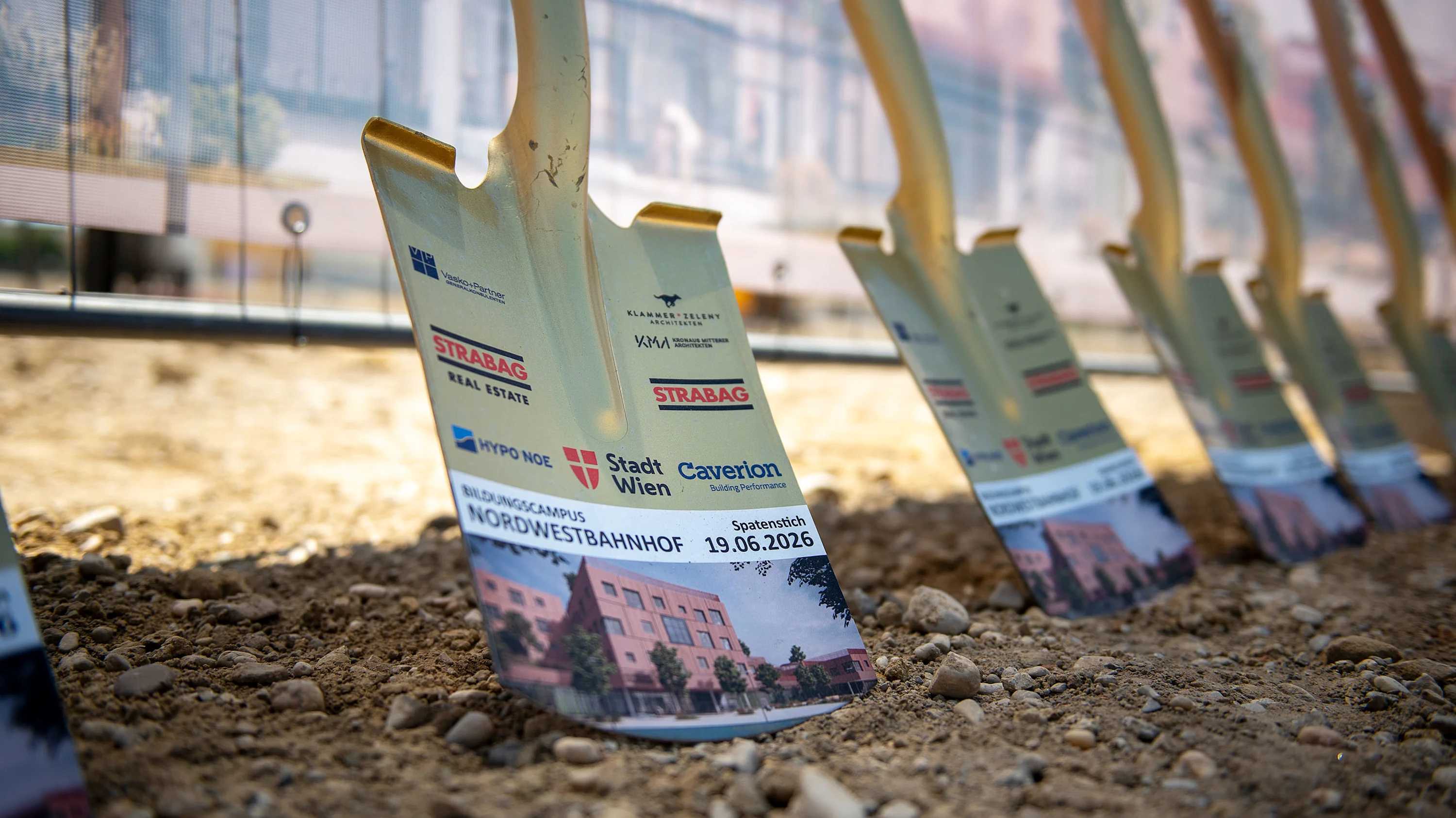 Spatenstich Nordwestbahnhof Foto: Der Spatenstich für den Bildungscampus Nordwestbahnhof ist erfolgt