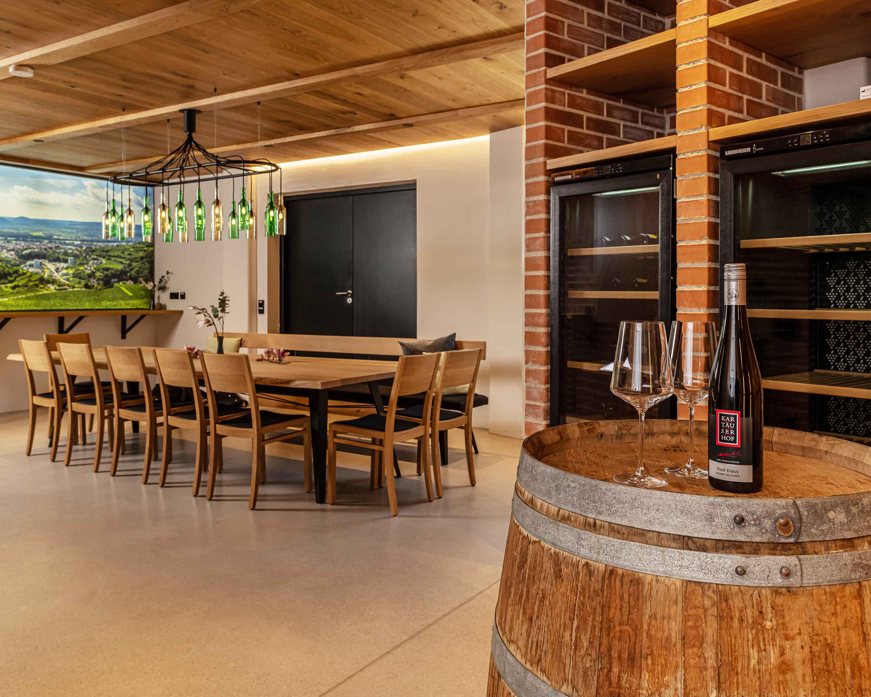 Photo: the own wine cellar at Weingartensiedlung