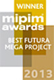 Logo: Mipim Award für das MILANEO in der Kategorie Best Future Mega Projects 2013
