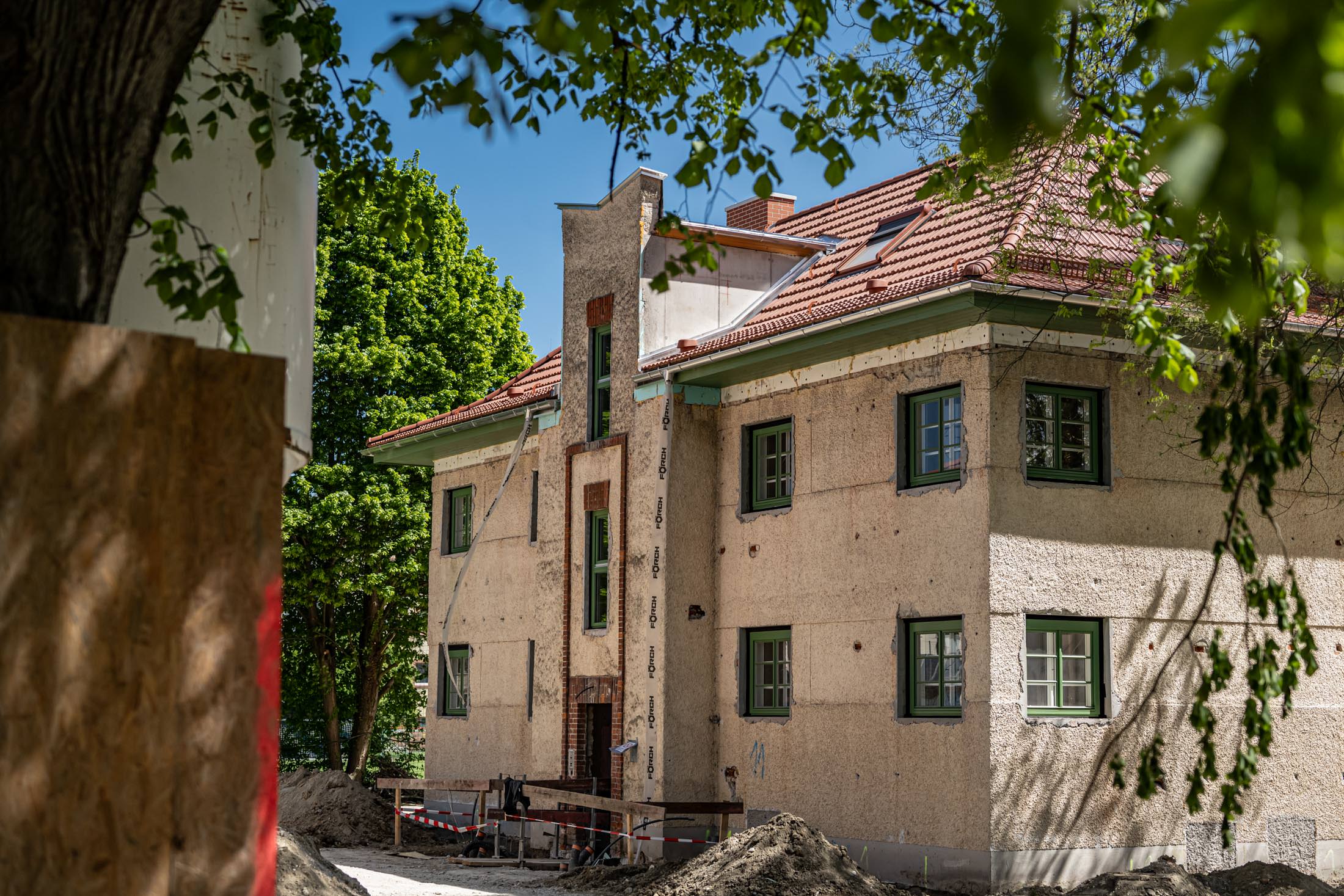 Foto: Neue Einfamilienhäuser entstehen im Projekt trees in Linz.