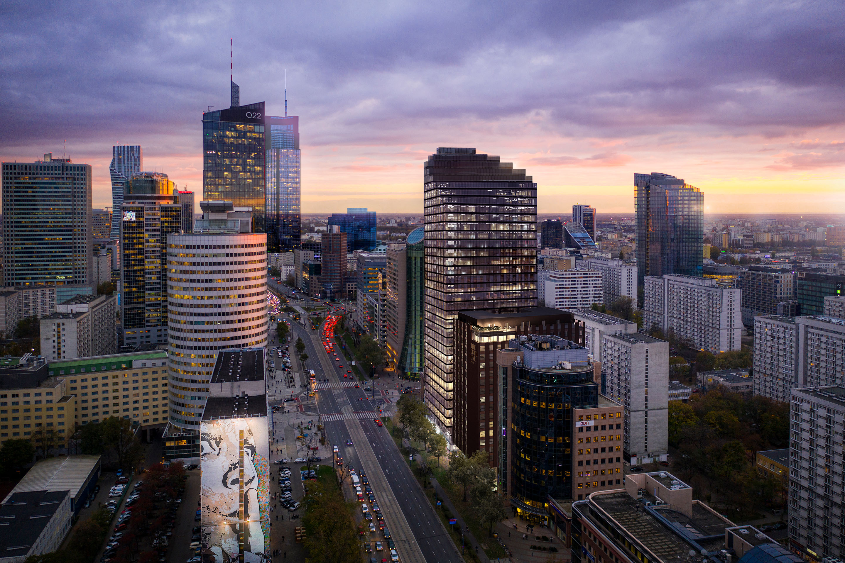 Foto: Vogelperspektive Upper One in Warschau