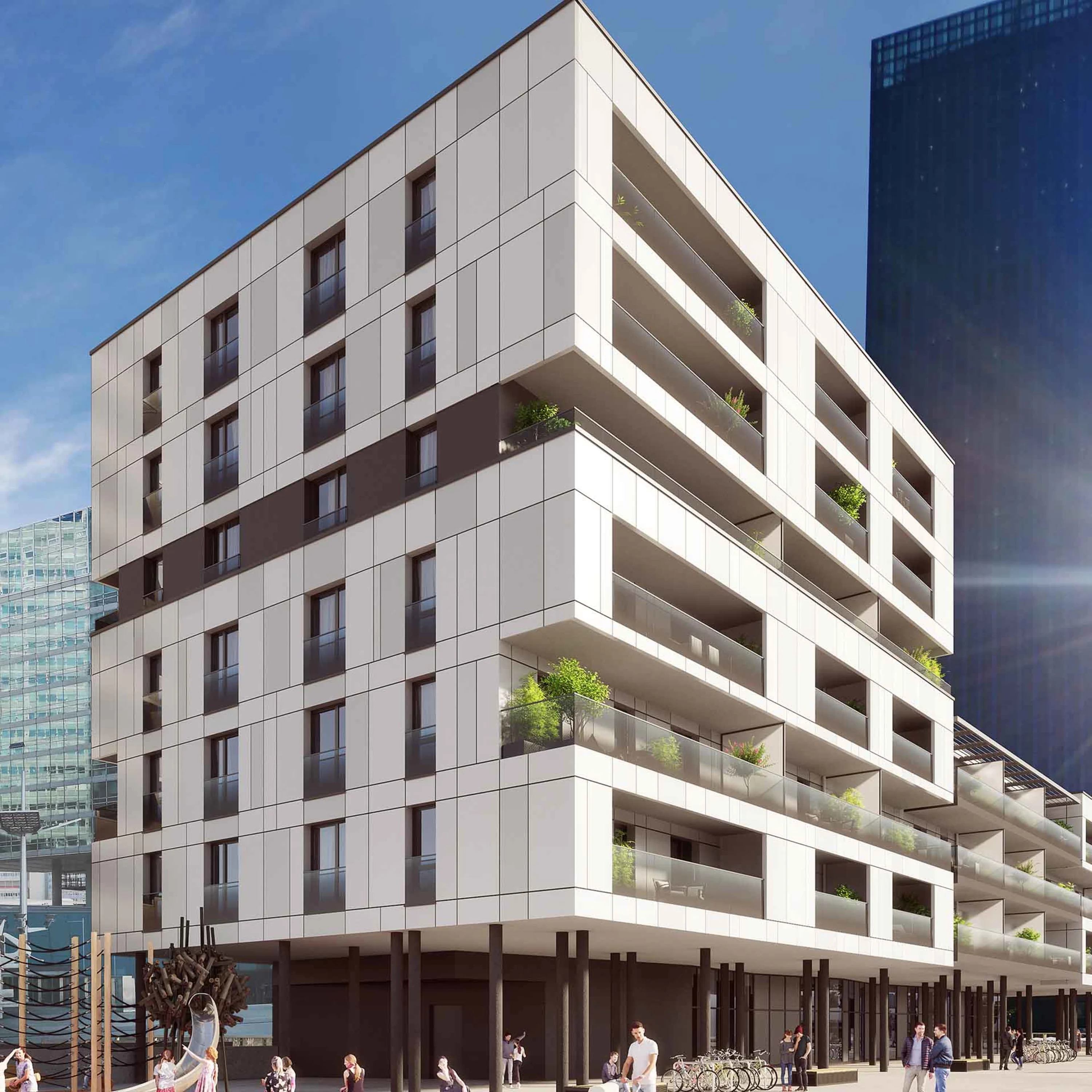 DC Waterline Musicflats Foto: Visualisierung der DC Waterline Musicflats