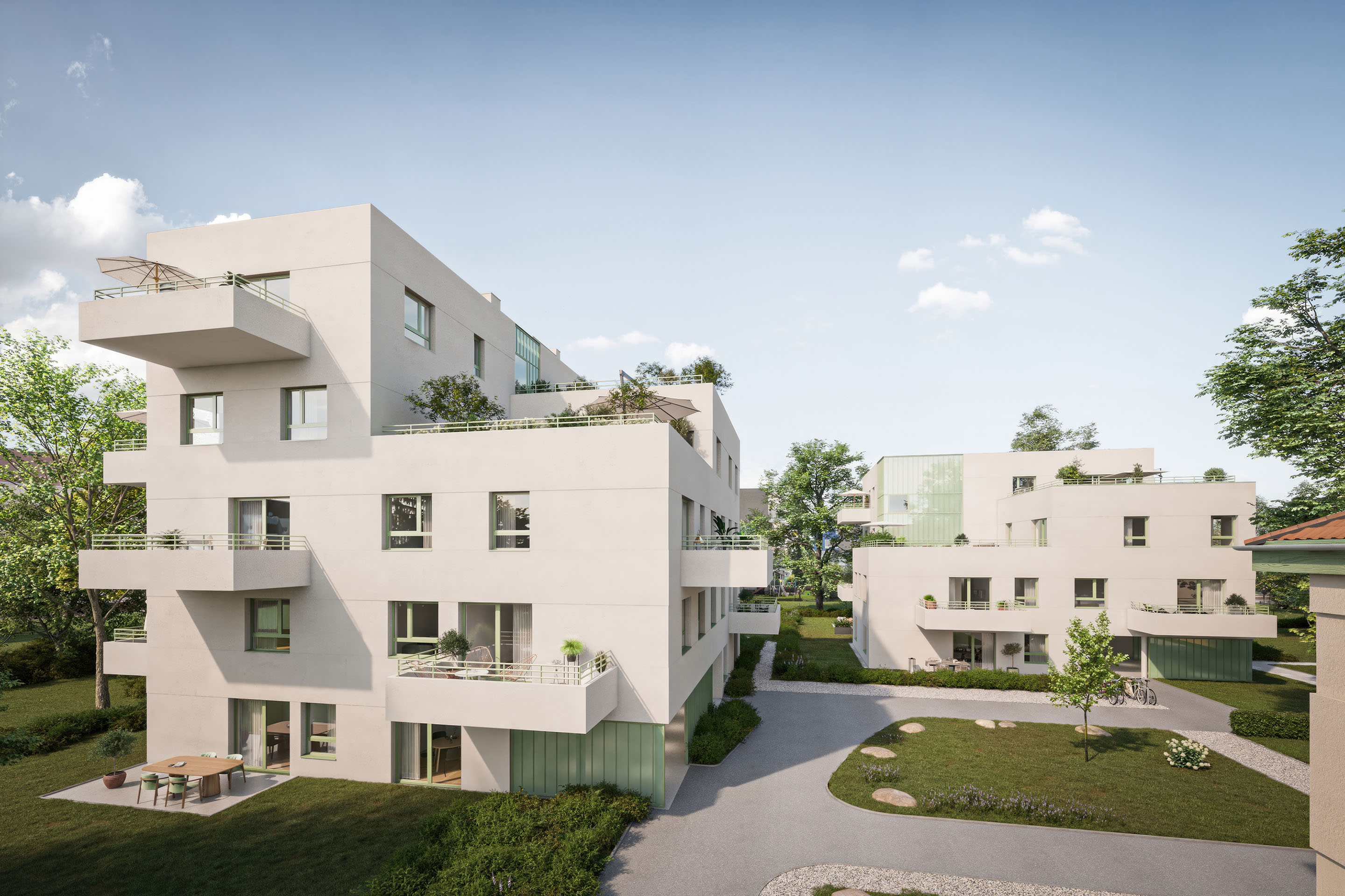 Foto: Großzügige Wohnungen im Neubau des Projekts Trees in Linz