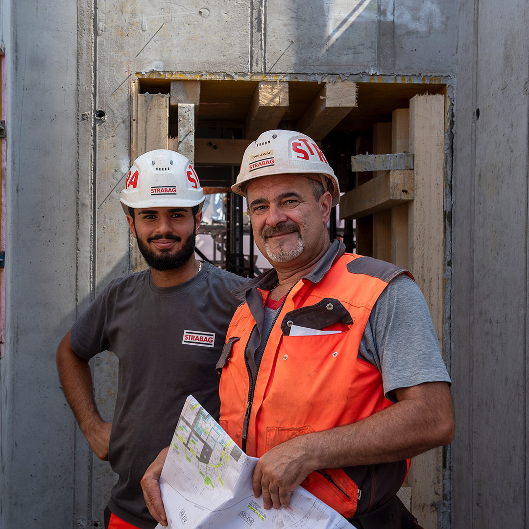 Foto: Die Arbeiten auf der Baustelle des „Weitblicks” schreiten gut voran.