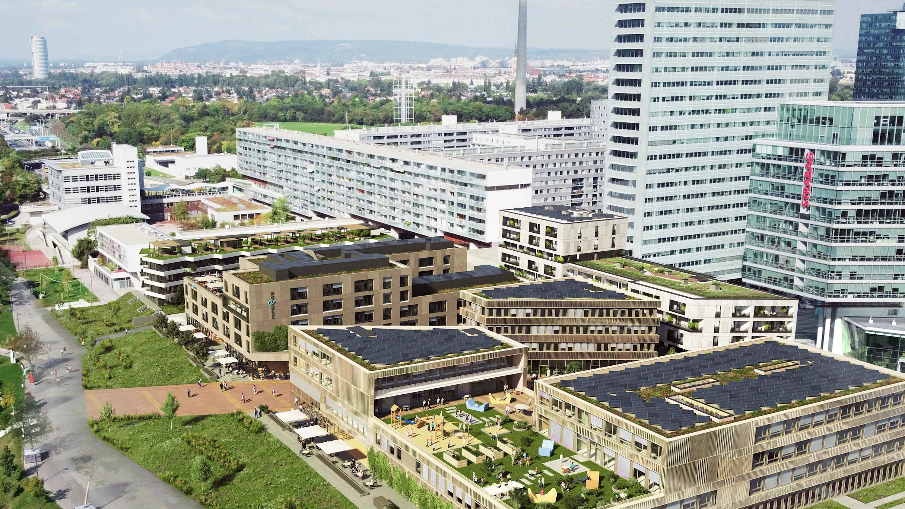 DC Waterline Foto: Visualisierung DC Waterline von STRABAG Real Estate