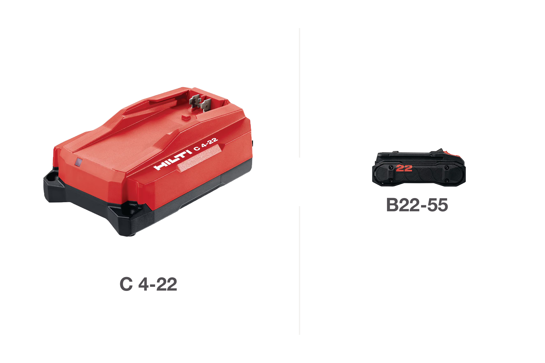 バッテリーと充電器 - Hilti Japan