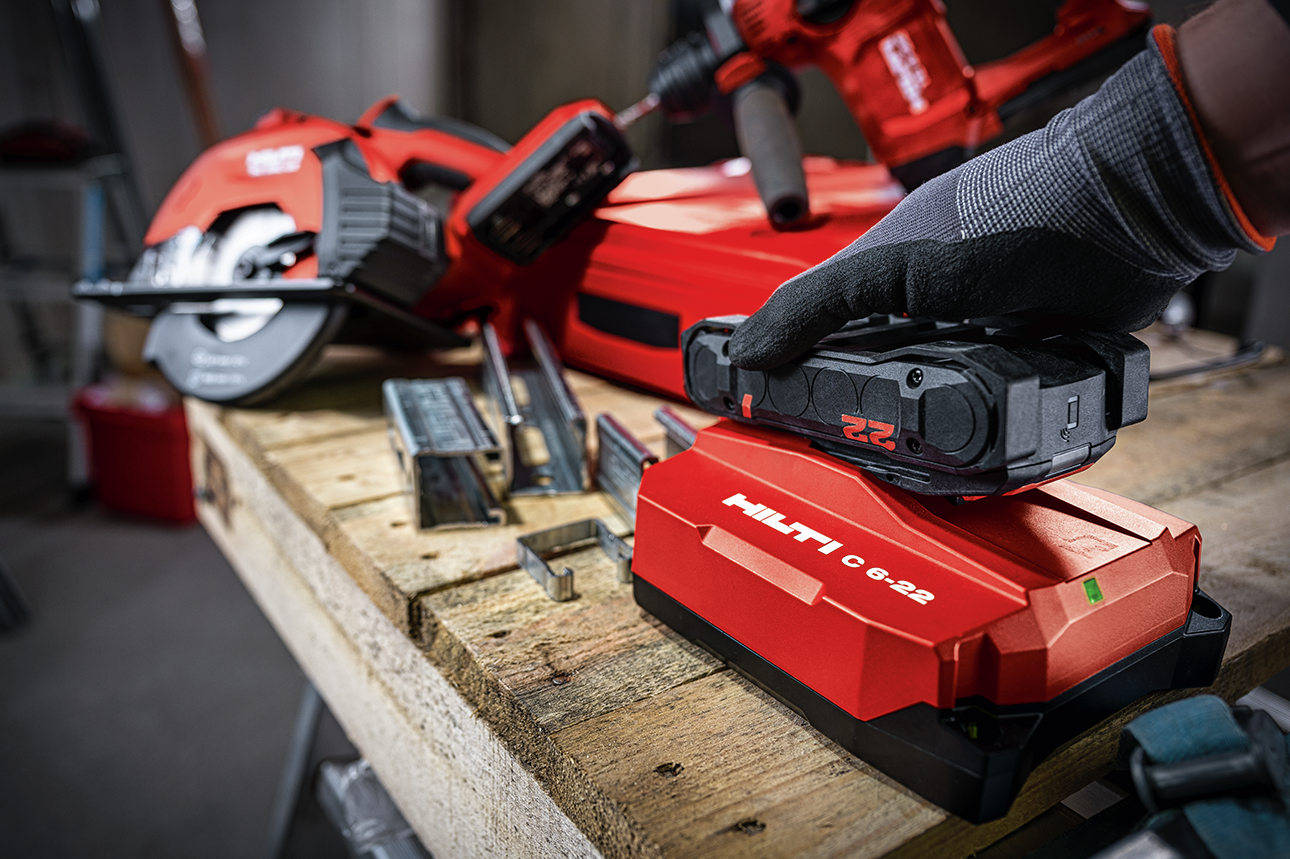 バッテリーと充電器 - Hilti Japan
