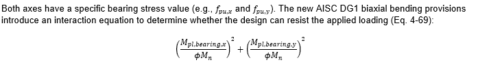 AISC Design Guide - Equation 8