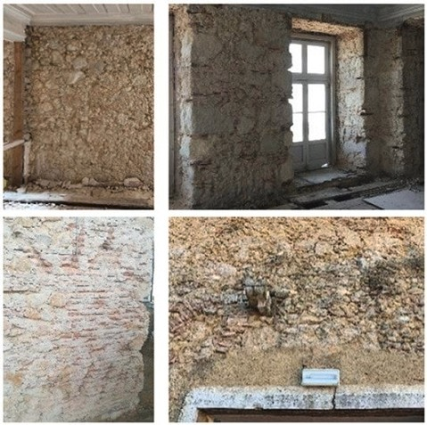 edifícios de alvenaria muito distintos