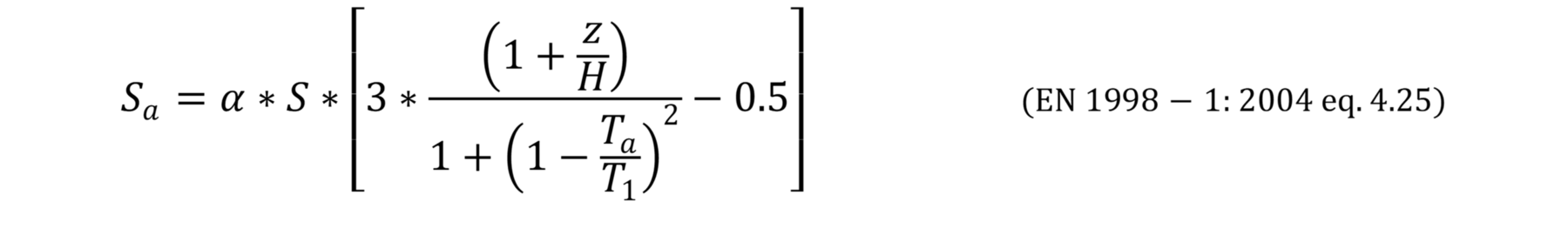 EN 1998-1:2004 eq.4.25