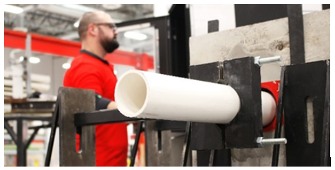 Test del movimento per il prodotto firestop Hilti cast in
