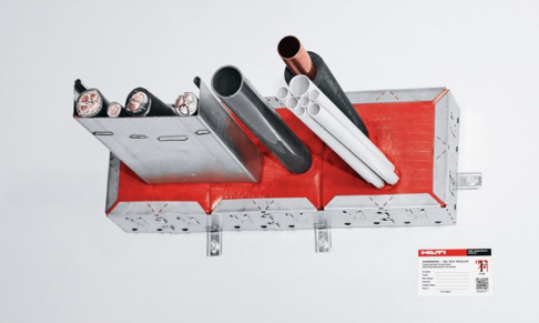 Esempio di attraversamento con prodotto Hilti CFS-RCC