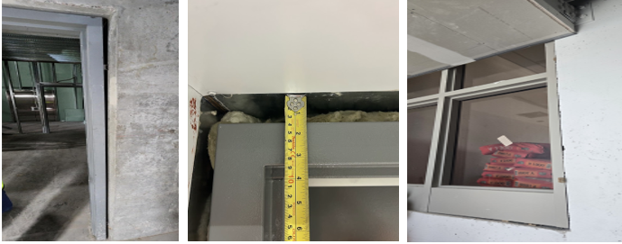 Figure 2: Gaps Around Door or Window Frames