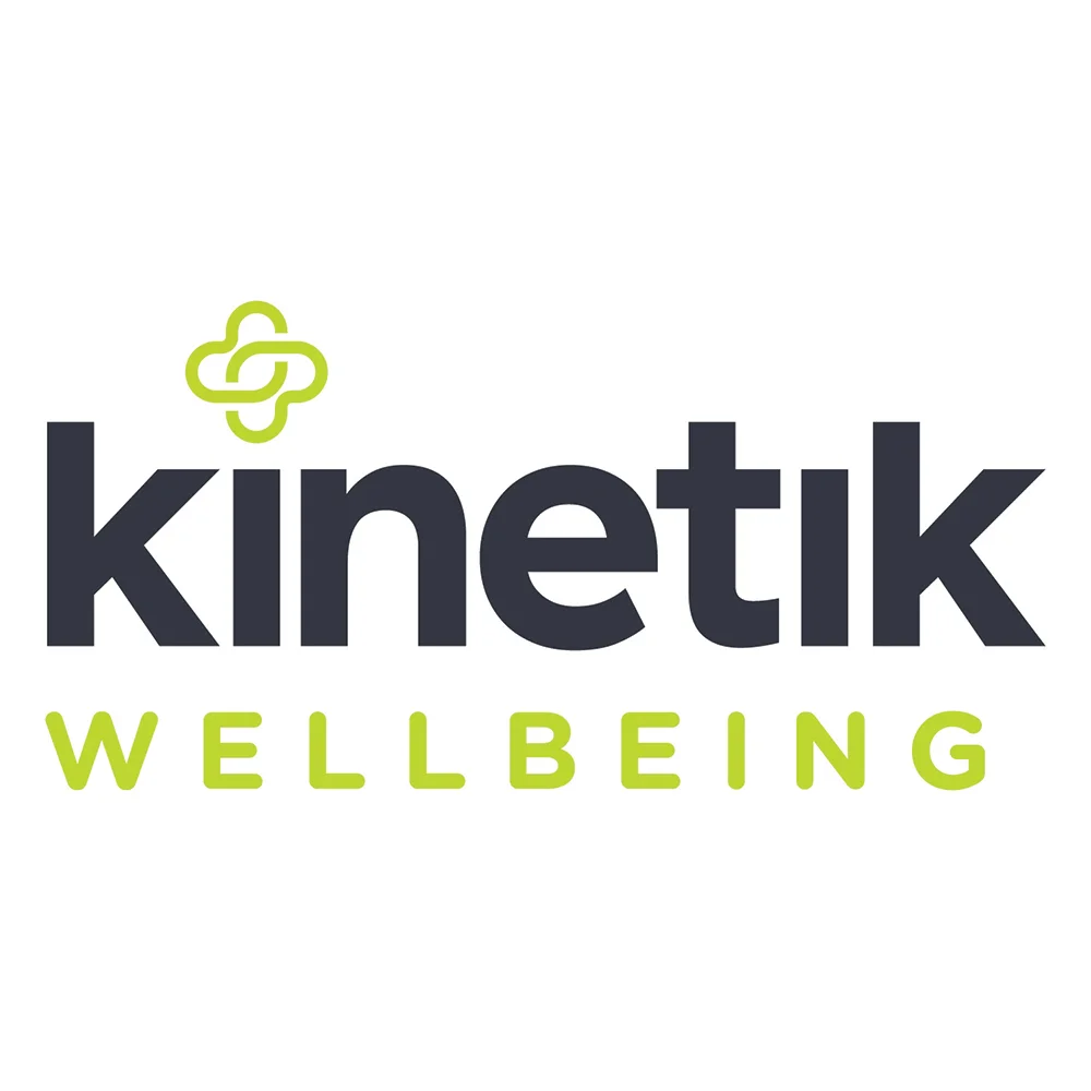 Kinetik Wellbeing logo.