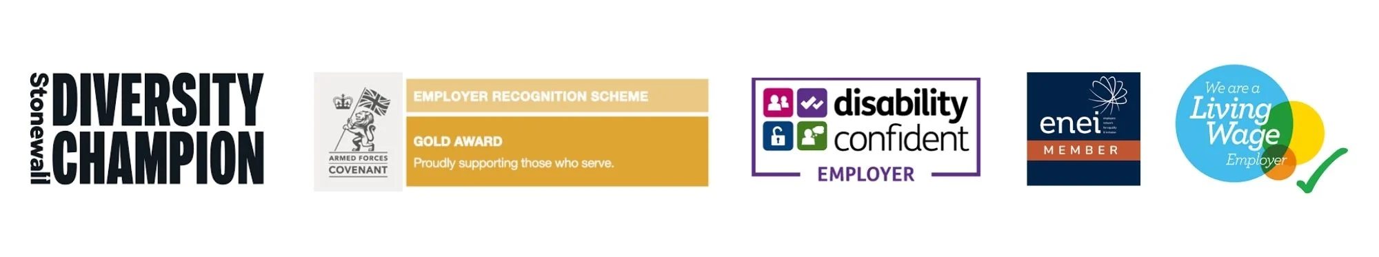 Logos of all St John Ambulance's employment partners and awards.