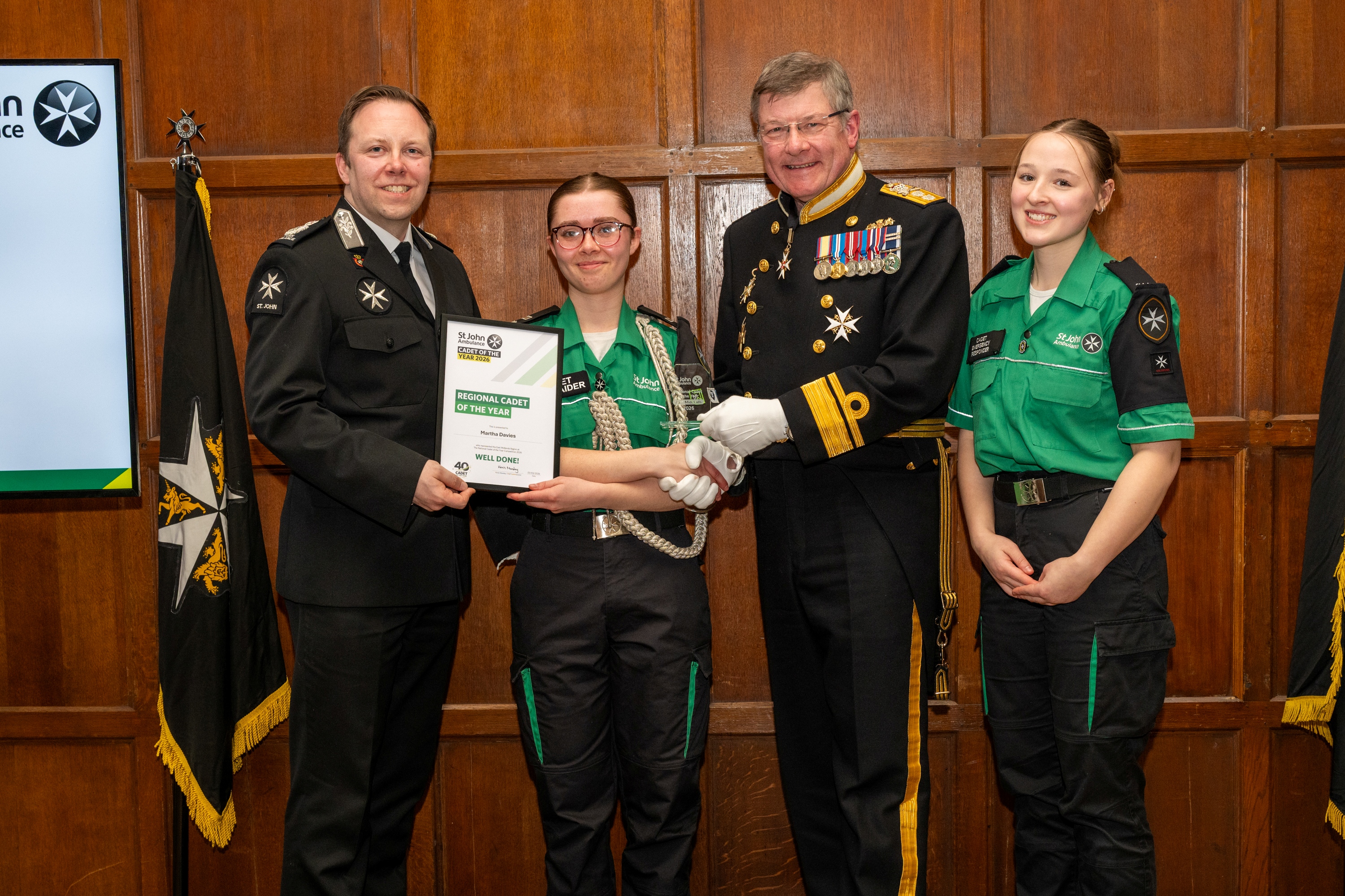 The recognised Cadet from the East Midlands.