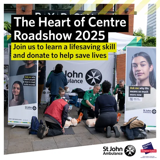 The Heart of Centre Roadshow campaign image.