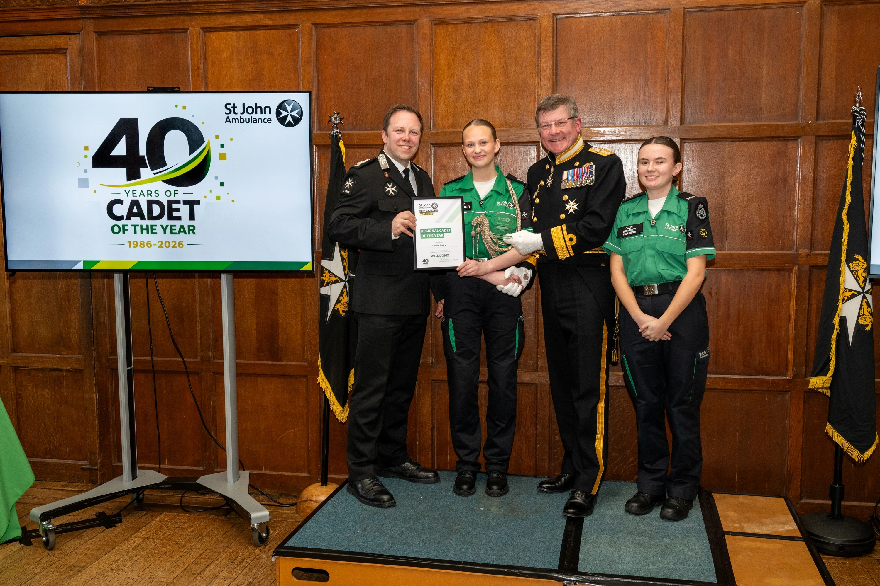 The recognised Cadet from the North West.