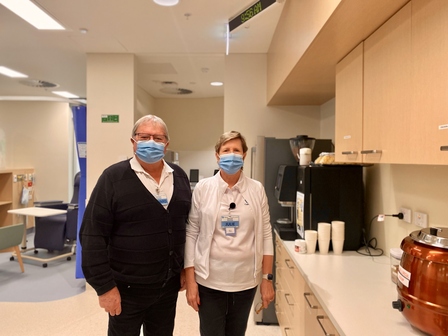News-main image-Dedicated volunteers on hand to welcome patients to Calvary’s new Connery Centre