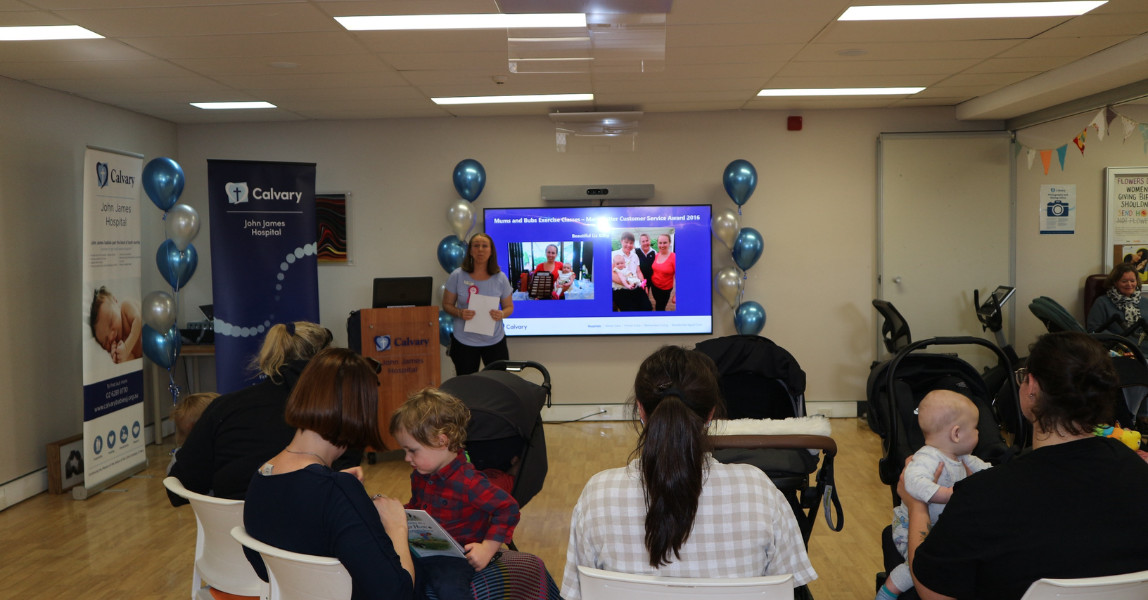 Tenth anniversary celebrations for Calvary John James Hospital’s ‘Mums and Bubs’ exercise classes-image05