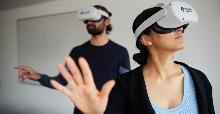 news-main image-Virtual dementia training lets Calvary staff see world through residents’ eyes (1)