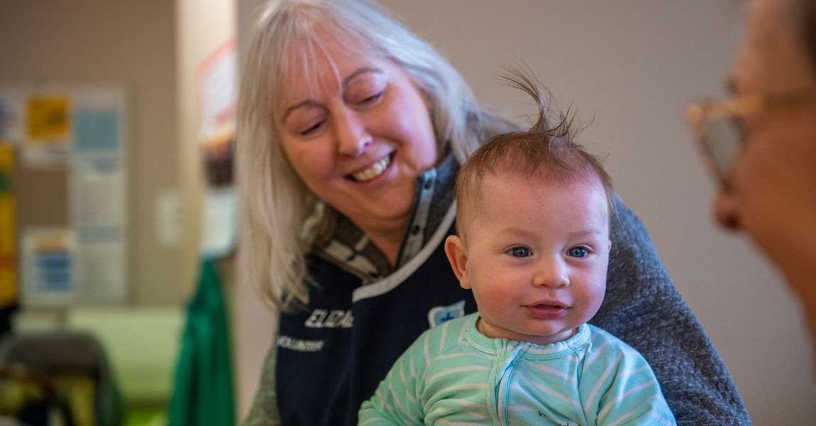 news-main image-Calvary John James Hospital’s ‘Mums and Bubs’ volunteers provide cuddles and a helping hand
