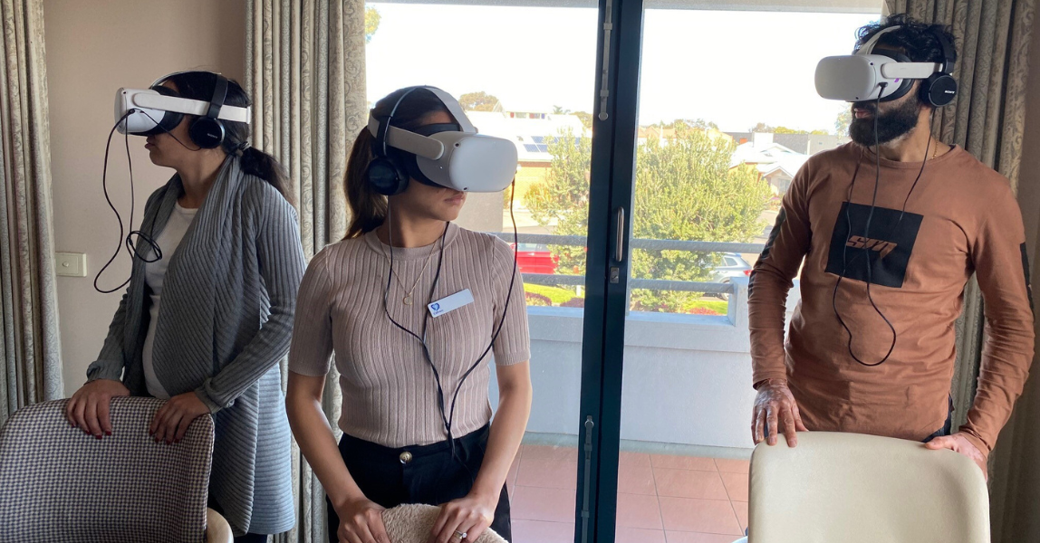 Virtual dementia training lets Calvary staff see world through residents’ eyes