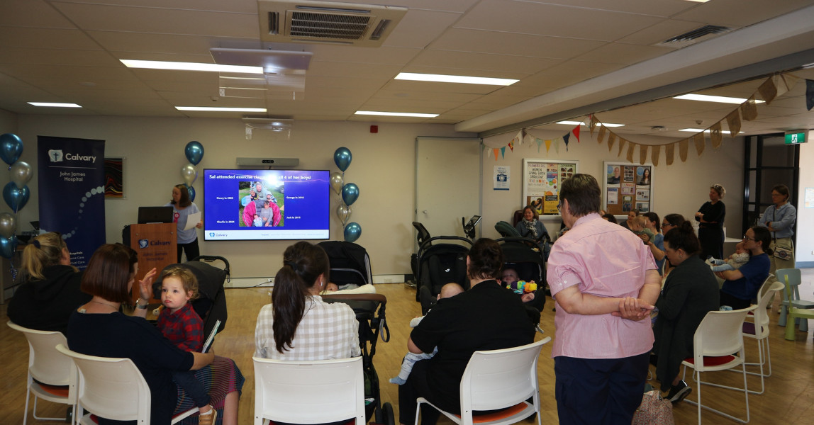 Tenth anniversary celebrations for Calvary John James Hospital’s ‘Mums and Bubs’ exercise classes-image04