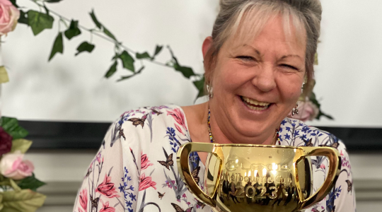 Calvary residents in the winners’ circle with Melbourne Cup visit-image 04
