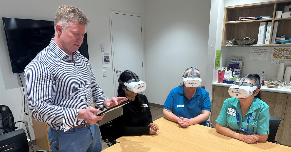 news-main image-Calvary Flora McDonald residents living with dementia to gain therapeutic benefits of virtual reality