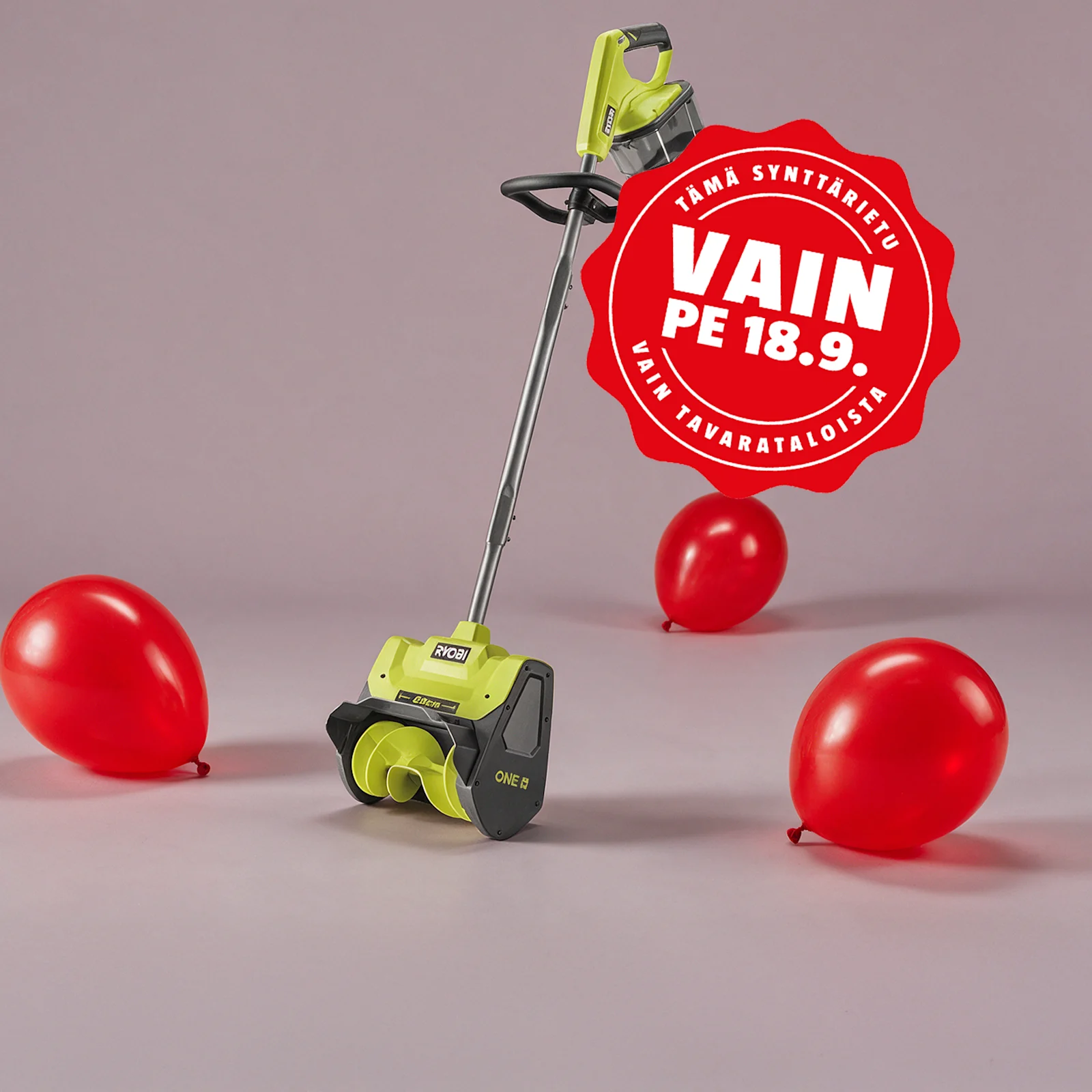 FI Image: BAUHAUS 25 V Erikoistarjous - Akkulumilapio Ryobi ONE+ RY18ST25A-0